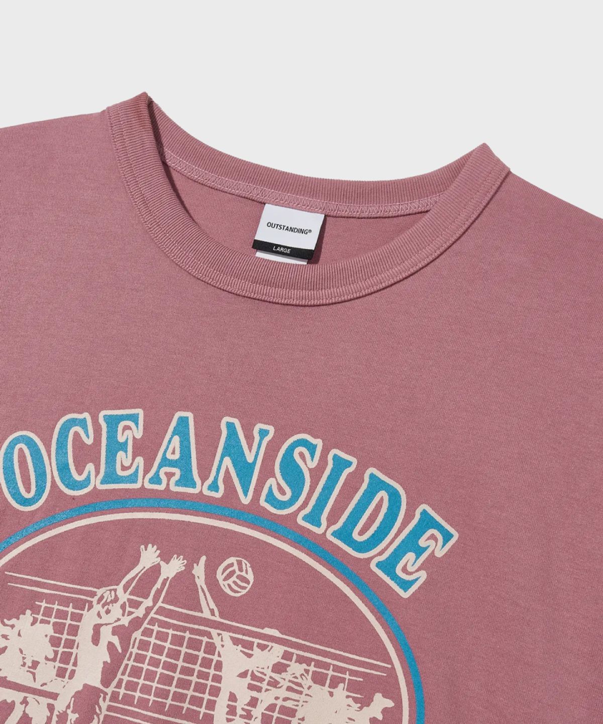 아웃스탠딩(OUTSTANDING) V.S.C TEE(OCEANSIDE)_PINK