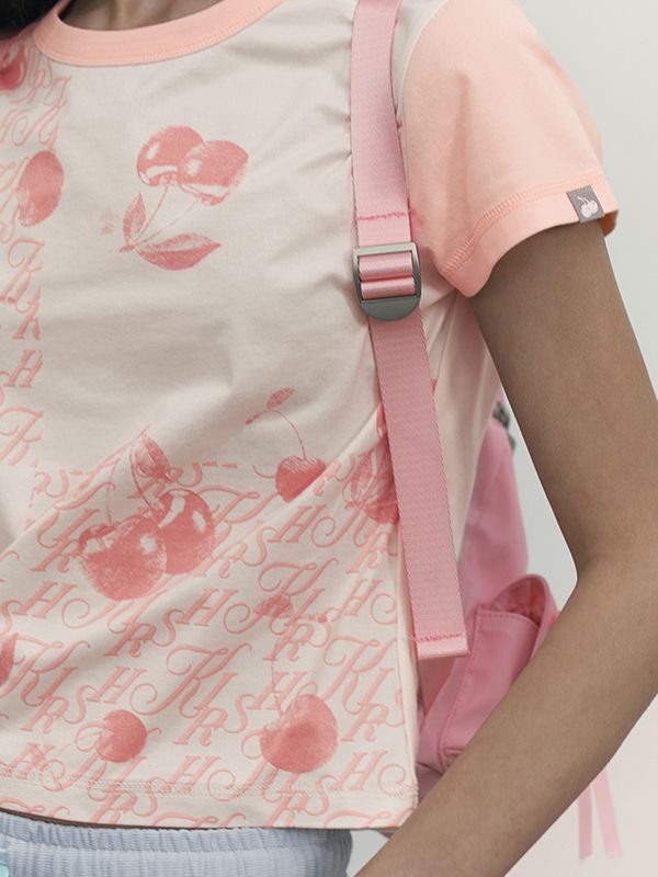 MUSINSA | KIRSH Bouquet Girl Graphic Color Mix Slim Fit T