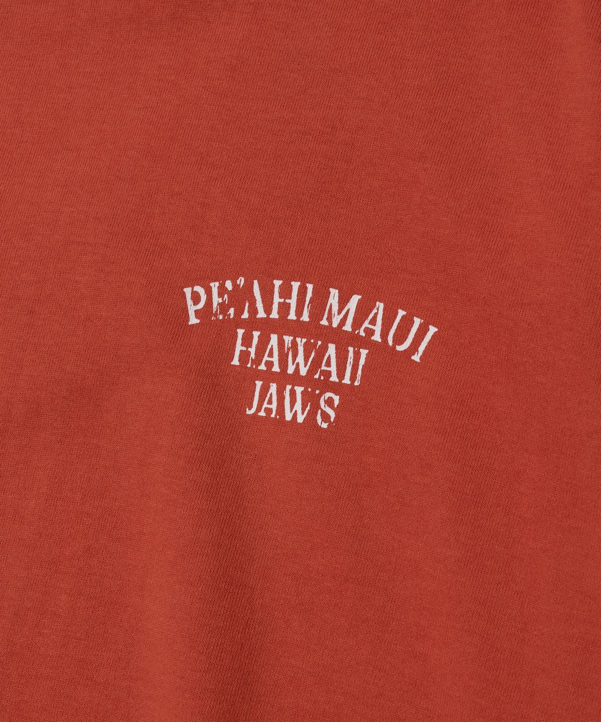아웃스탠딩(OUTSTANDING) V.S.C TEE(PEAHI BIG WAVE)_RED