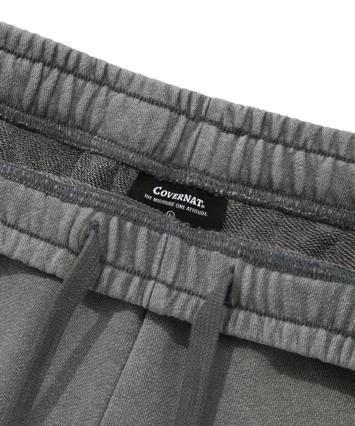 커버낫(COVERNAT) 피그먼트 스웻 쇼츠 차콜