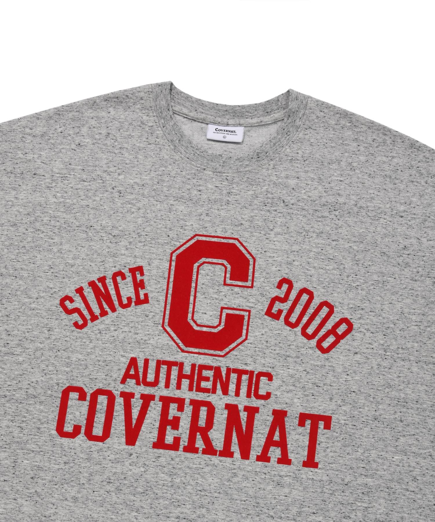 Tシャツ・カットソー COVERNAT Chain Lettering Ringer T-Shirt Melange Grey MUSINSA | COVERNAT C Logo Arch T-shirt Melange Gray