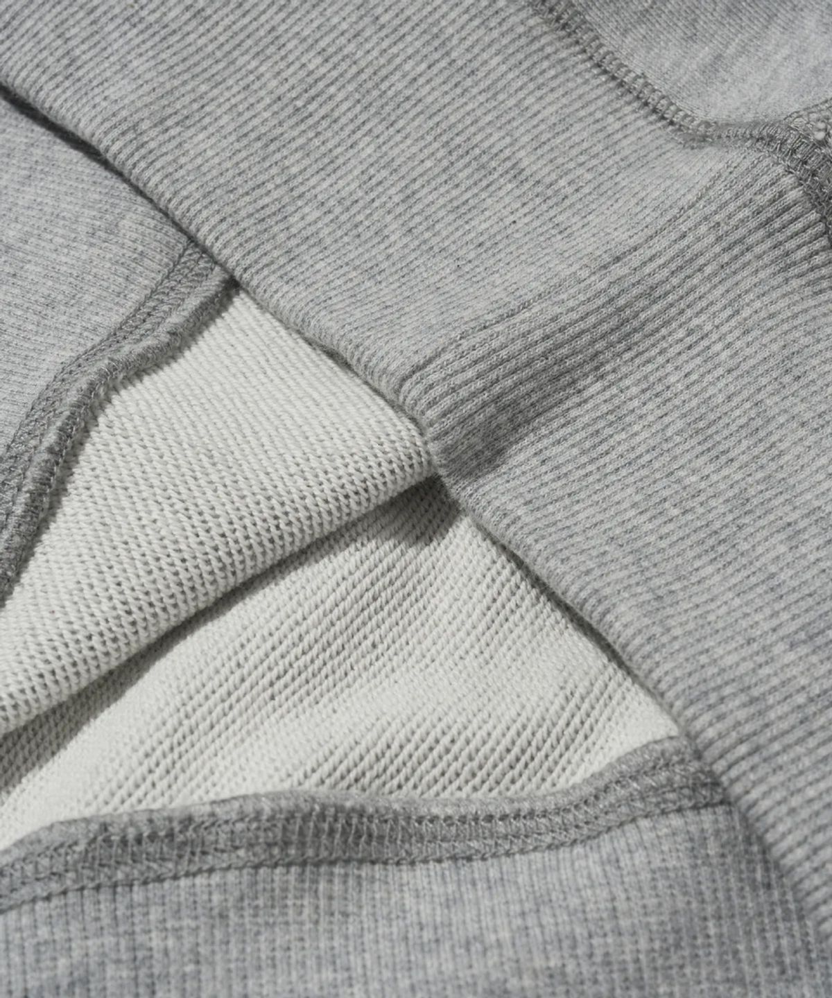 아웃스탠딩(OUTSTANDING) BASIC HALF SWEAT_8%MELANGE GRAY