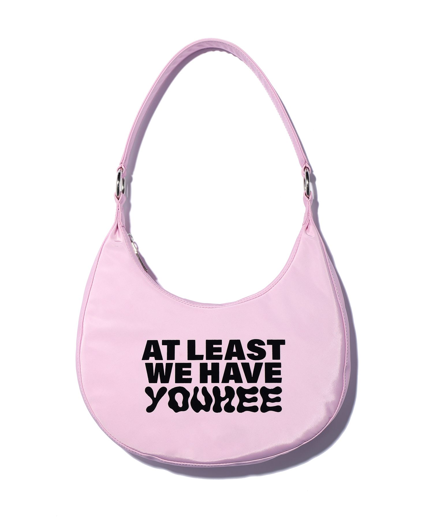 【関税・送料込み】YOUHEE（ユヒ）YOUHEE LETTERING HOBO BAG MUSINSA公式 | YOUHEE YOUHEE LETTERING HOBO BAG PINK