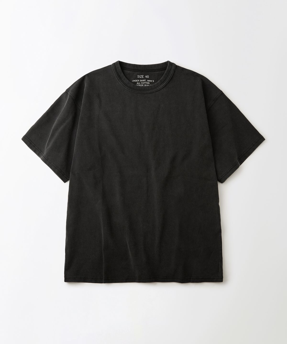 아웃스탠딩(OUTSTANDING) [2PACK] VINTAGE WASHING T-SHIRT_VINTAGE OLIVE/VINTAGE CHARCOAL