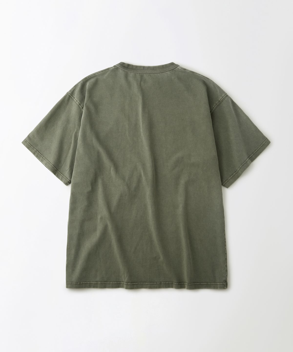 아웃스탠딩(OUTSTANDING) [2PACK] VINTAGE WASHING T-SHIRT_VINTAGE OLIVE/VINTAGE CHARCOAL