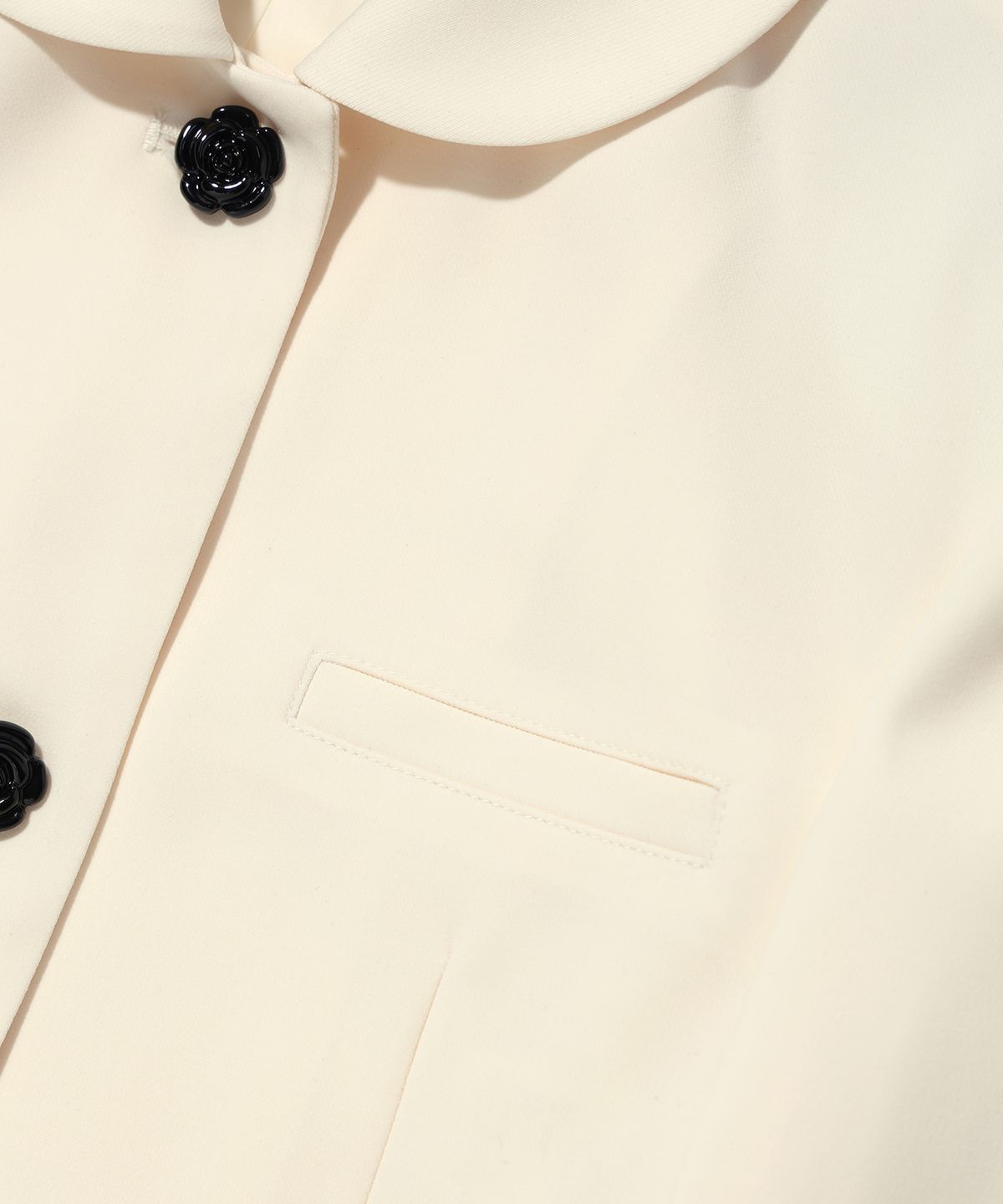 유희(YOUHEE) CROP JACKET CREAM