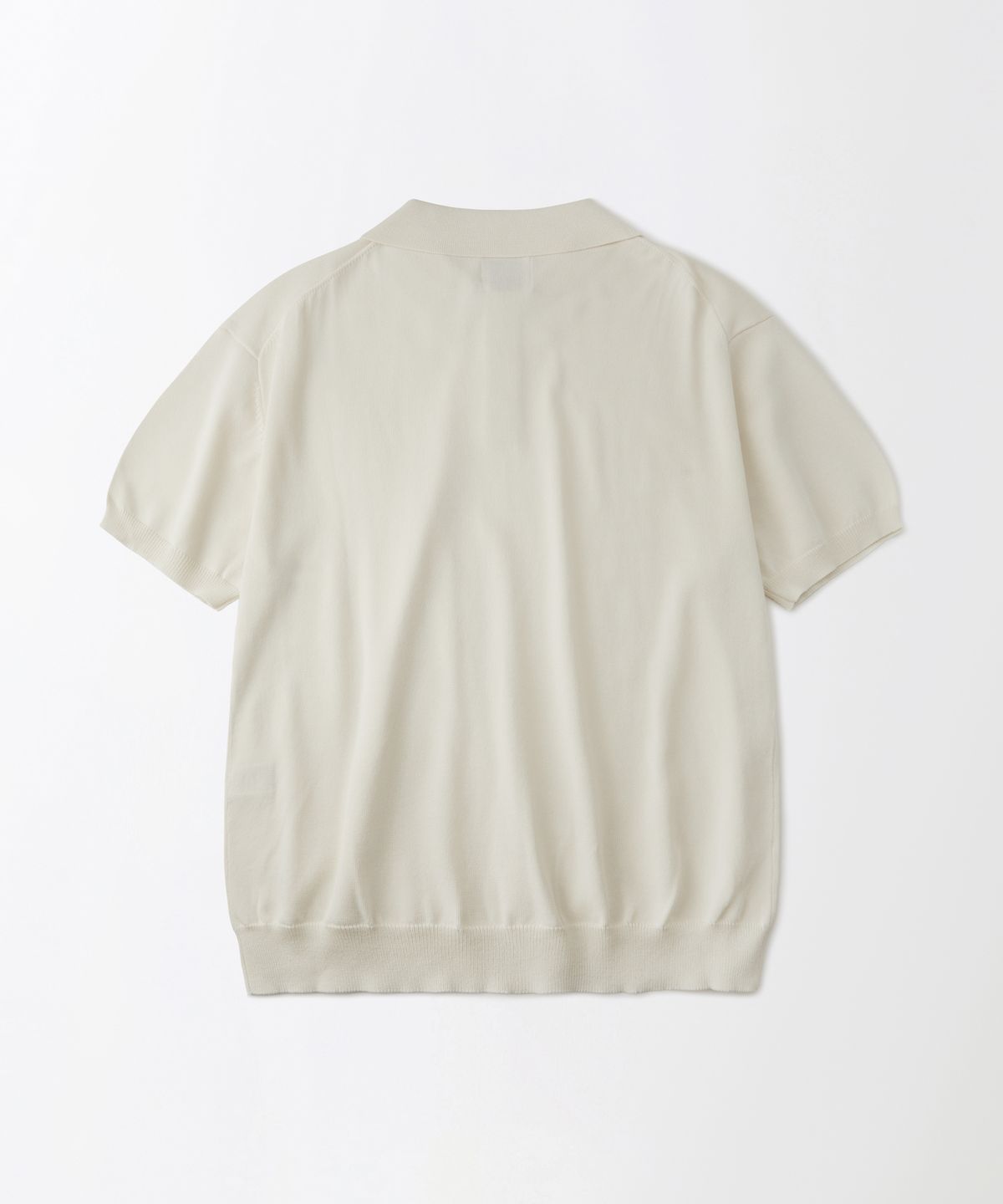 아웃스탠딩(OUTSTANDING) HS KNIT COLLAR SHIRT_IVORY