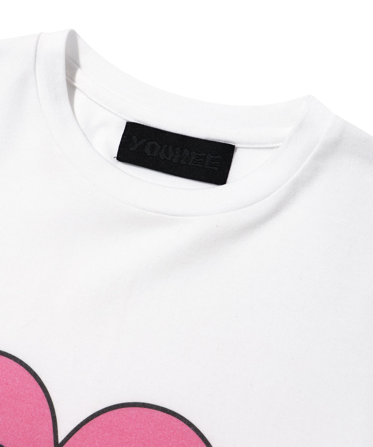 ★YOUHEE ★HEART LETTERING T-SHIRTS WHITE MUSINSA | YOUHEE HEART LETTERING T-SHIRTS WHITE