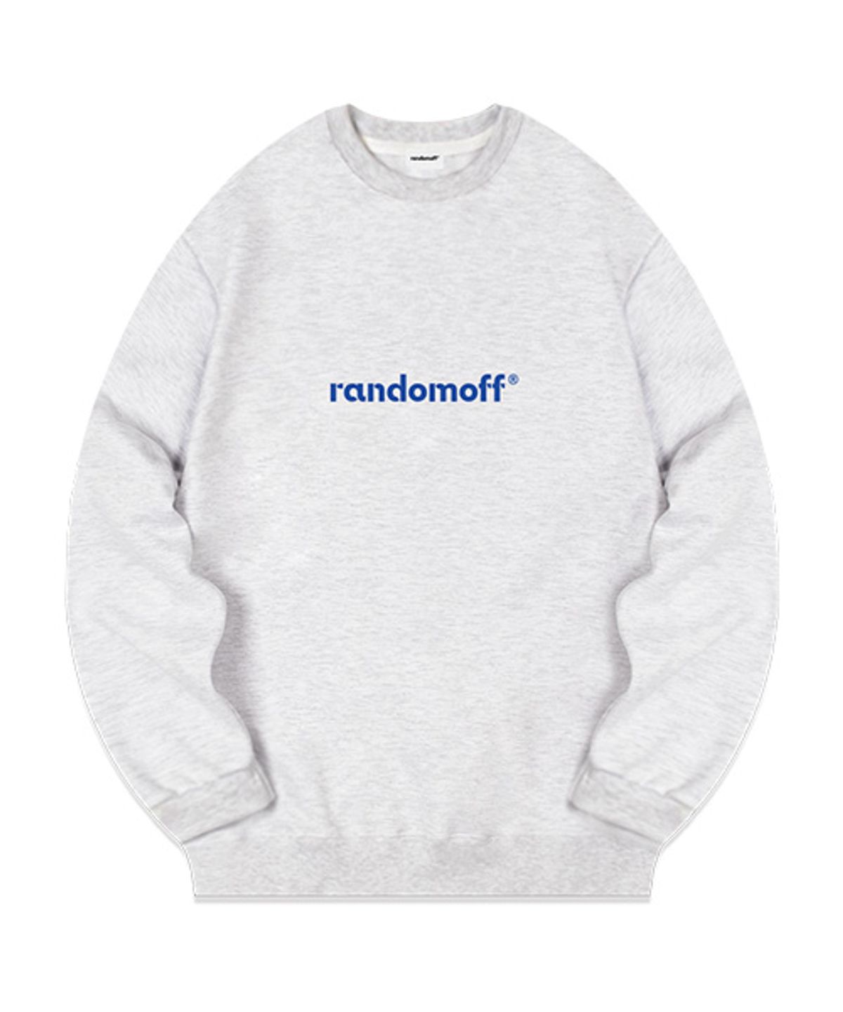랜덤오프(RANDOMOFF) BASIC LOGO 맨투맨 [백메란지]