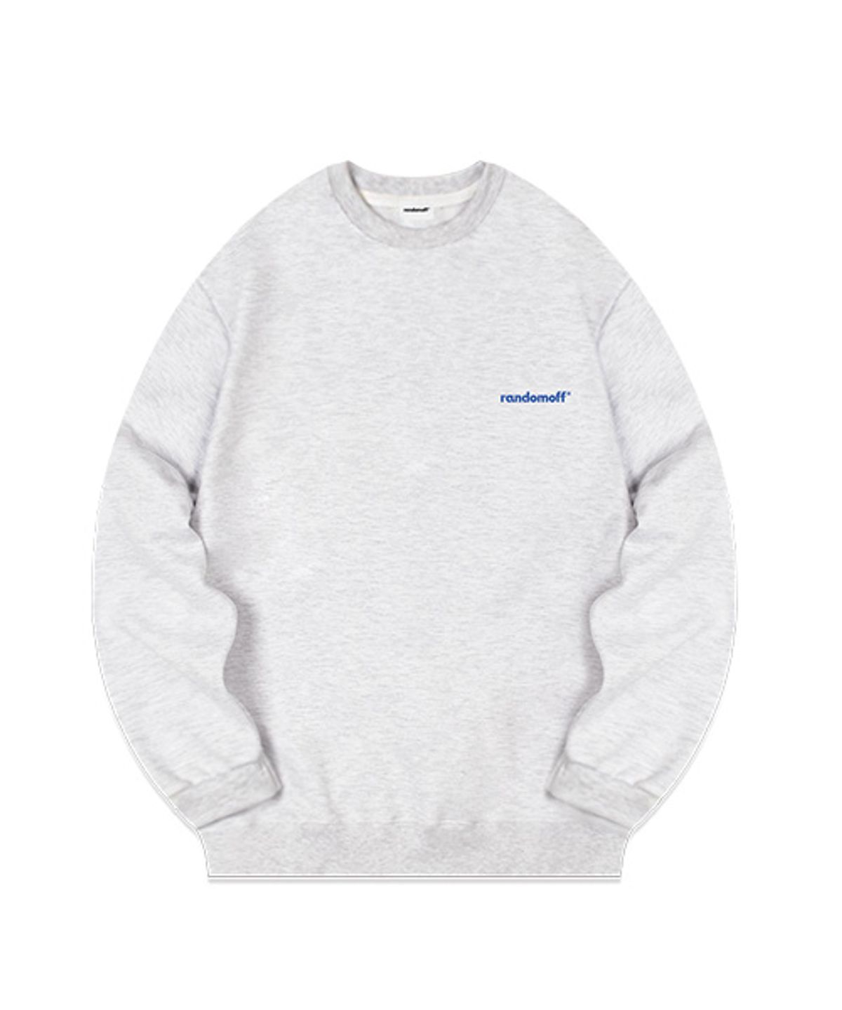 랜덤오프(RANDOMOFF) BASIC LOGO MINI 맨투맨 [백메란지]