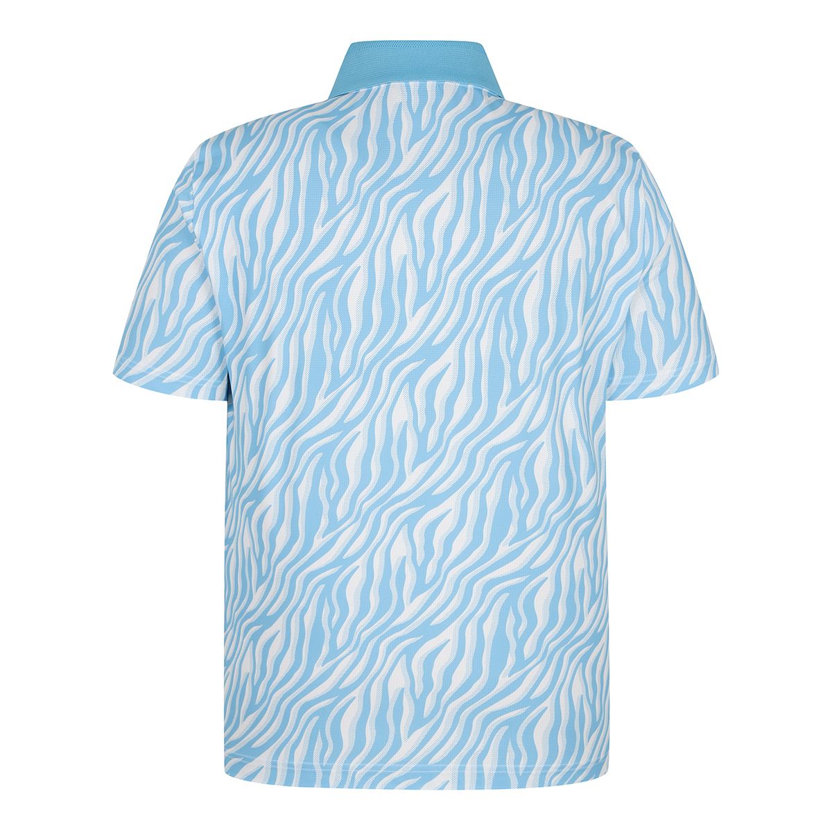 테일러메이드 어패럴(TAYLORMADE APPAREL) 남성 웨이브 패턴 카라 반팔 티셔츠 TTN-21HG51-940