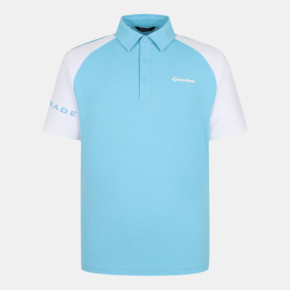 테일러메이드 어패럴(TAYLORMADE APPAREL) 남성 니트 소매 래글런 카라 반팔 티셔츠 T8031TN2149-940