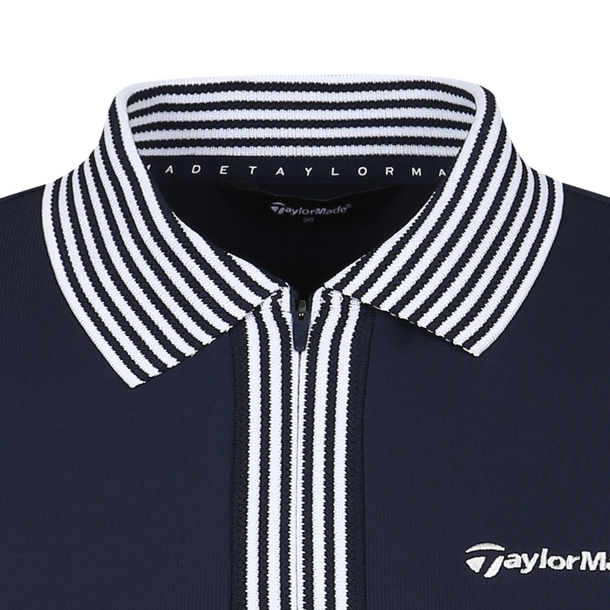 테일러메이드 어패럴(TAYLORMADE APPAREL) 여성 시보리 포인트 카라 반집업 반팔 티셔츠 TTN-63HG42-915
