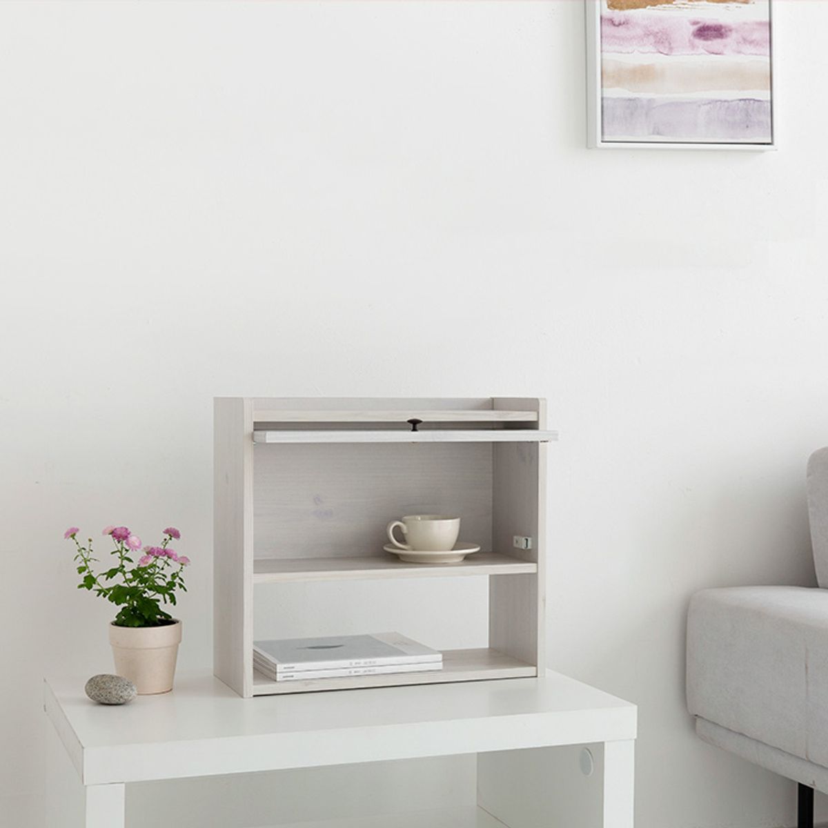 마켓비(MARKETB) 폴라보 미니수납장 1문 SHM4550F