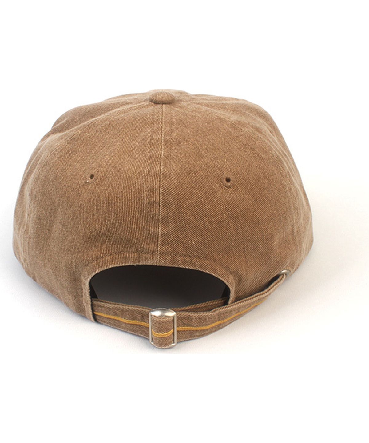 유니버셜 케미스트리(UNIVERSAL CHEMISTRY) Kitch Pigment Washing Brown Strapback Cap 피그먼트모자