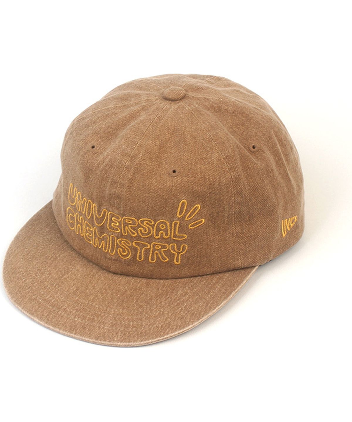 유니버셜 케미스트리(UNIVERSAL CHEMISTRY) Kitch Pigment Washing Brown Strapback Cap 피그먼트모자