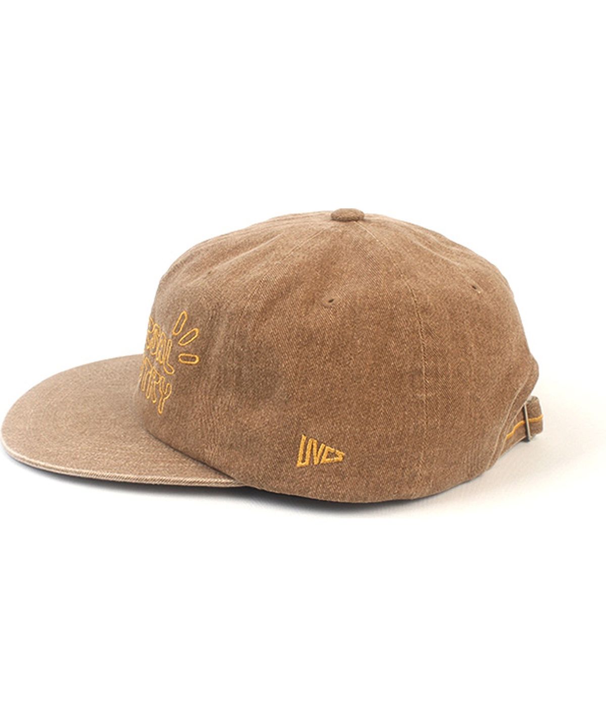 유니버셜 케미스트리(UNIVERSAL CHEMISTRY) Kitch Pigment Washing Brown Strapback Cap 피그먼트모자