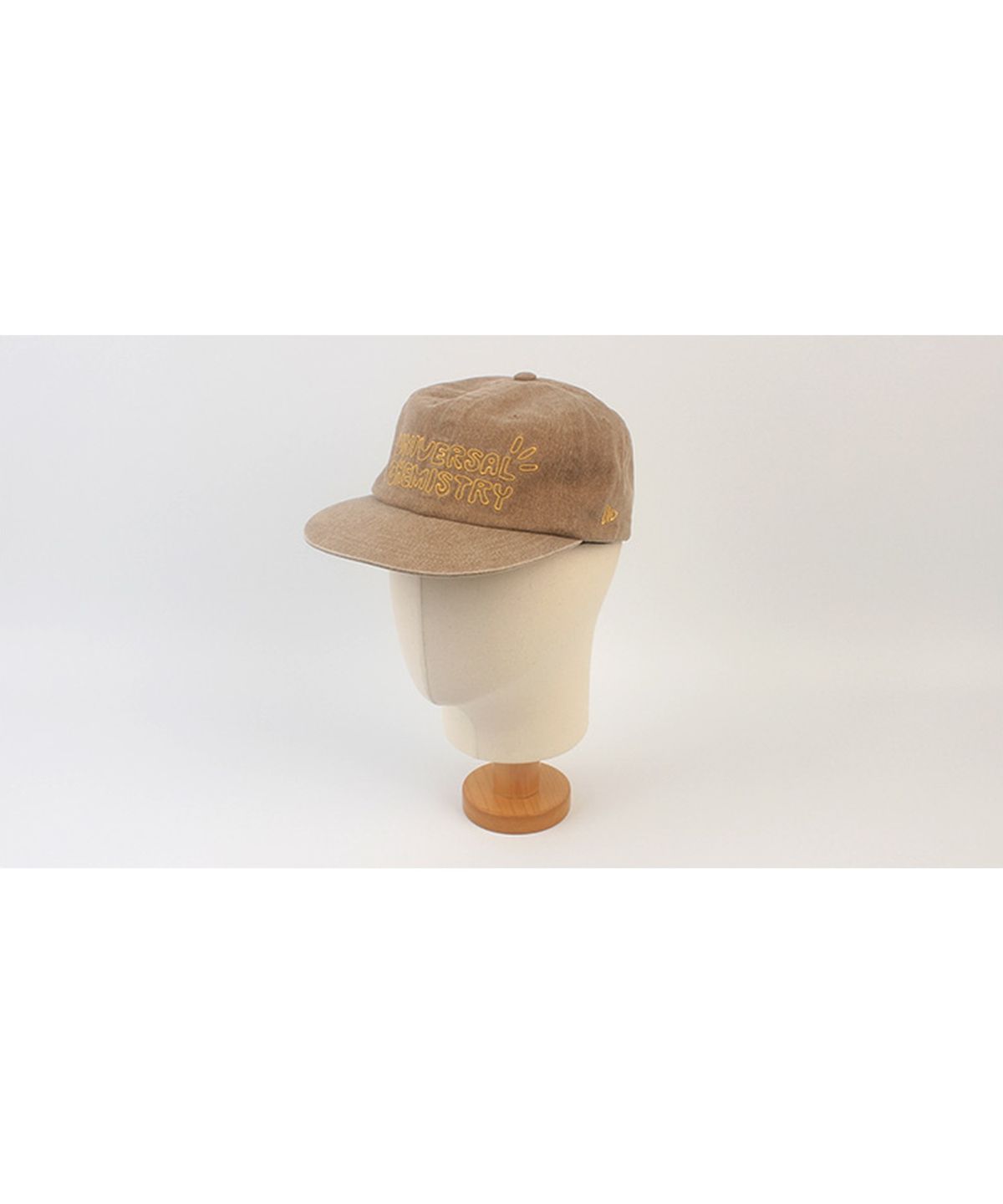 유니버셜 케미스트리(UNIVERSAL CHEMISTRY) Kitch Pigment Washing Brown Strapback Cap 피그먼트모자