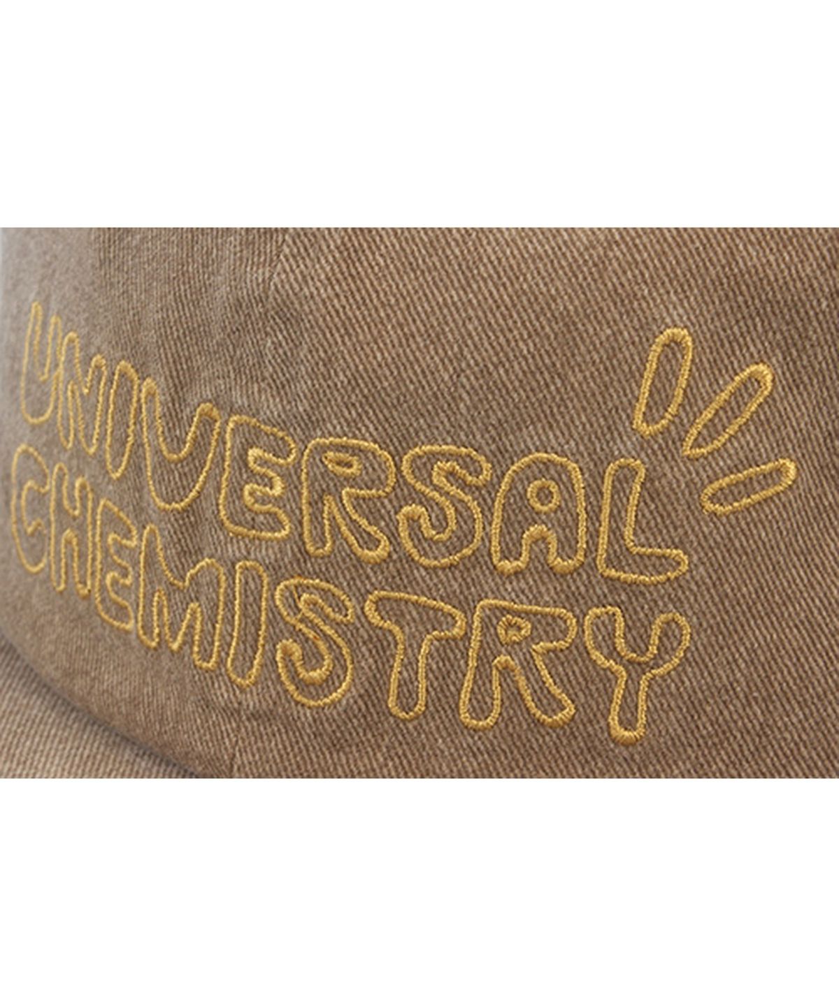 유니버셜 케미스트리(UNIVERSAL CHEMISTRY) Kitch Pigment Washing Brown Strapback Cap 피그먼트모자