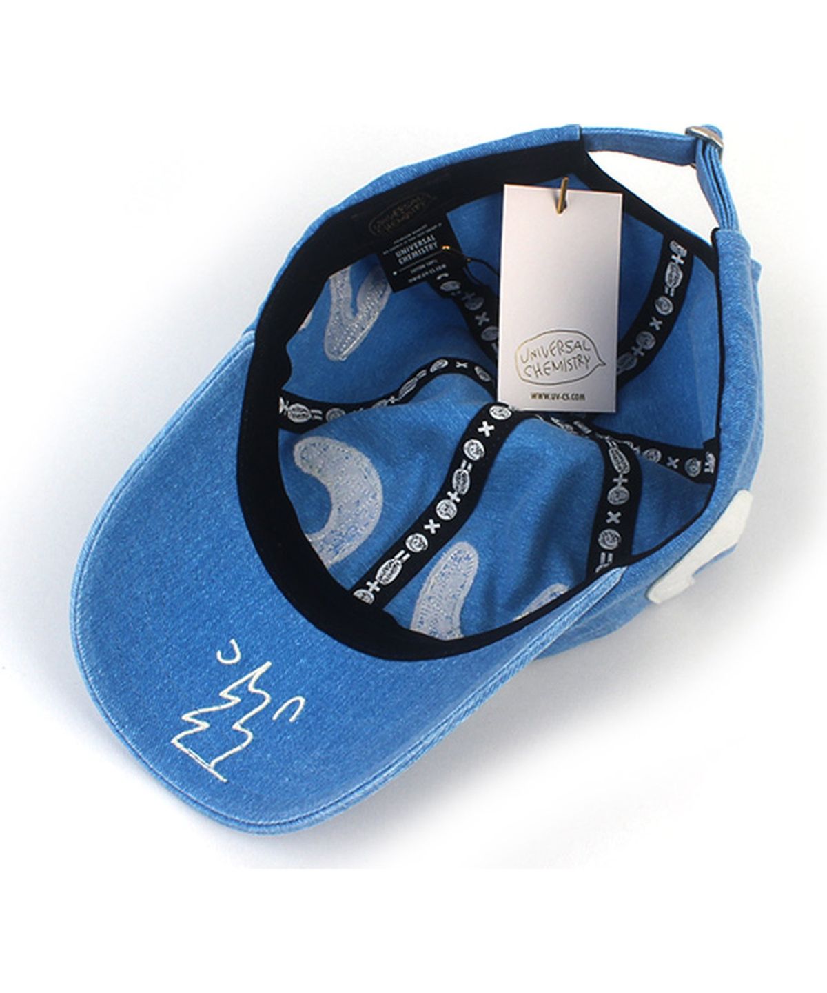 유니버셜 케미스트리(UNIVERSAL CHEMISTRY) Patch Pigment Washing Blue Ballcap 피그먼트모자