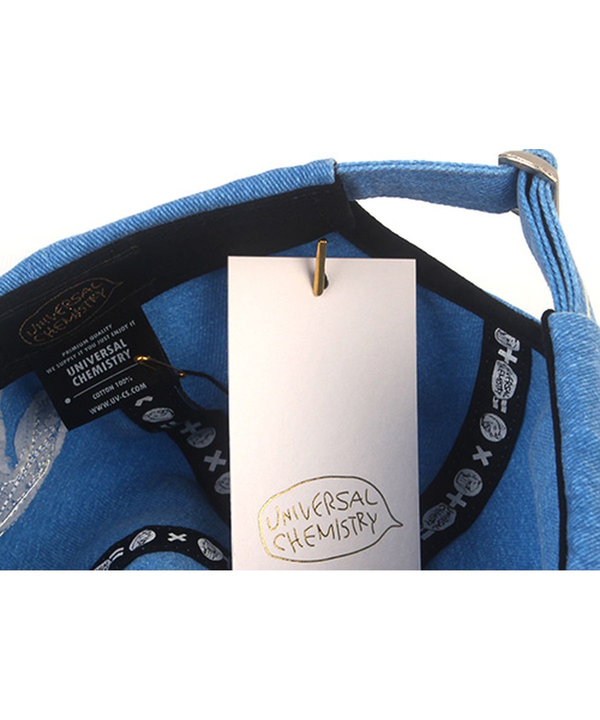 유니버셜 케미스트리(UNIVERSAL CHEMISTRY) Patch Pigment Washing Blue Ballcap 피그먼트모자