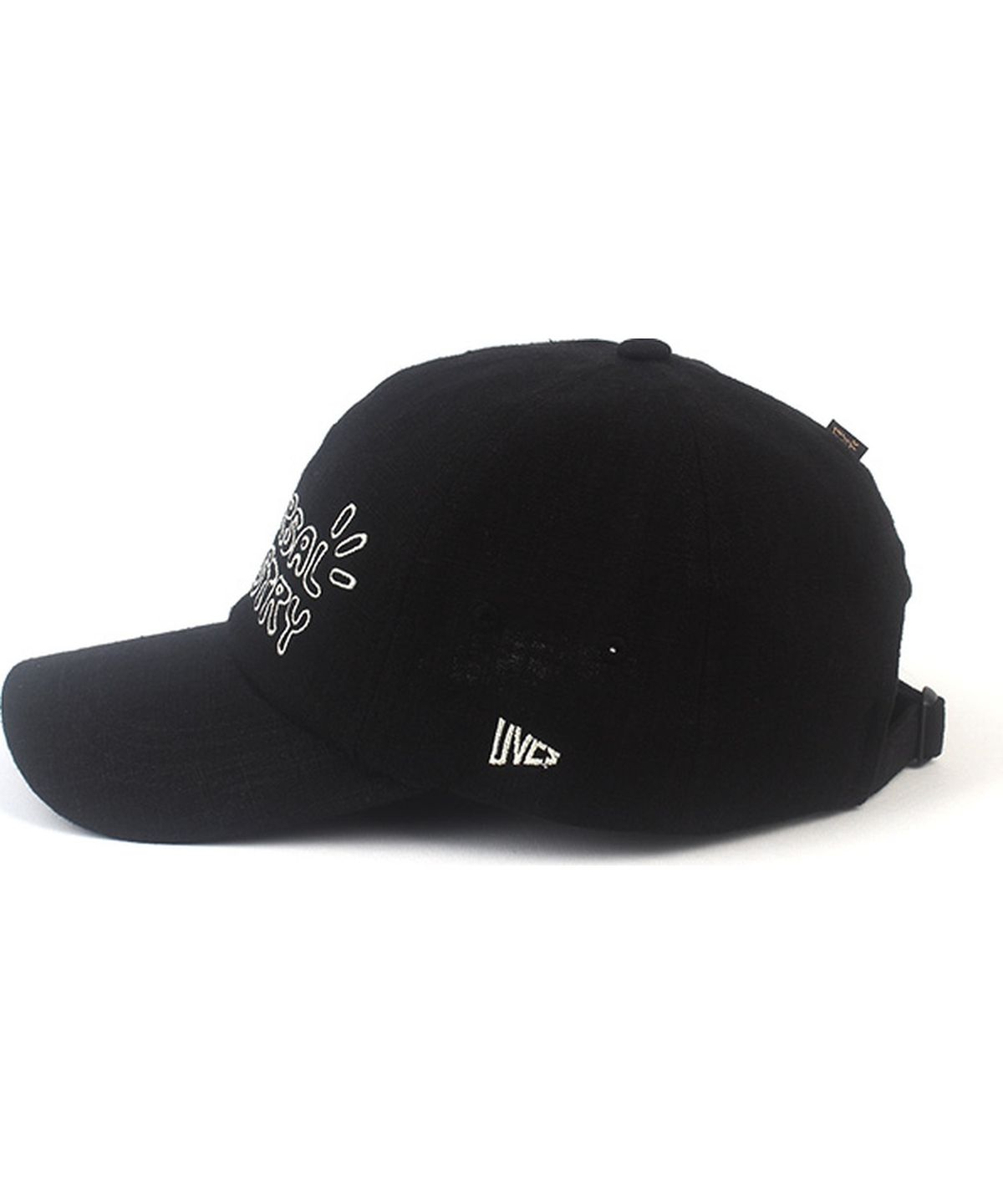 유니버셜 케미스트리(UNIVERSAL CHEMISTRY) Kitch Linen Black Ballcap 린넨모자
