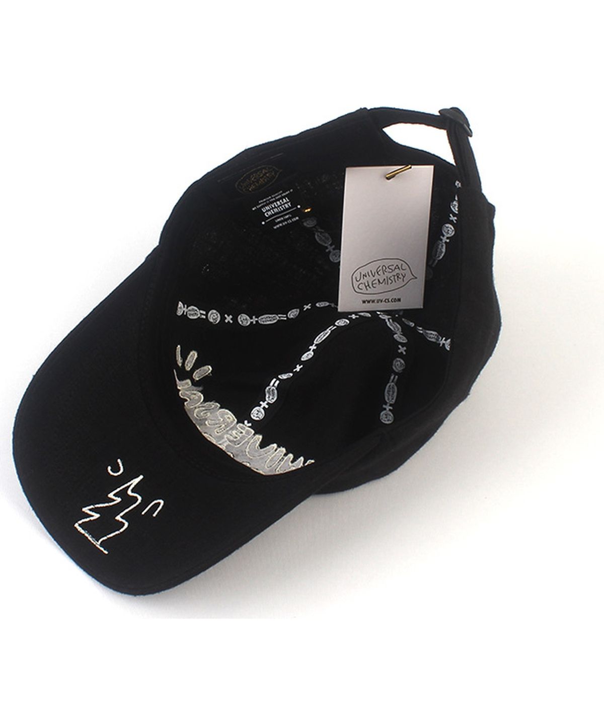 유니버셜 케미스트리(UNIVERSAL CHEMISTRY) Kitch Linen Black Ballcap 린넨모자