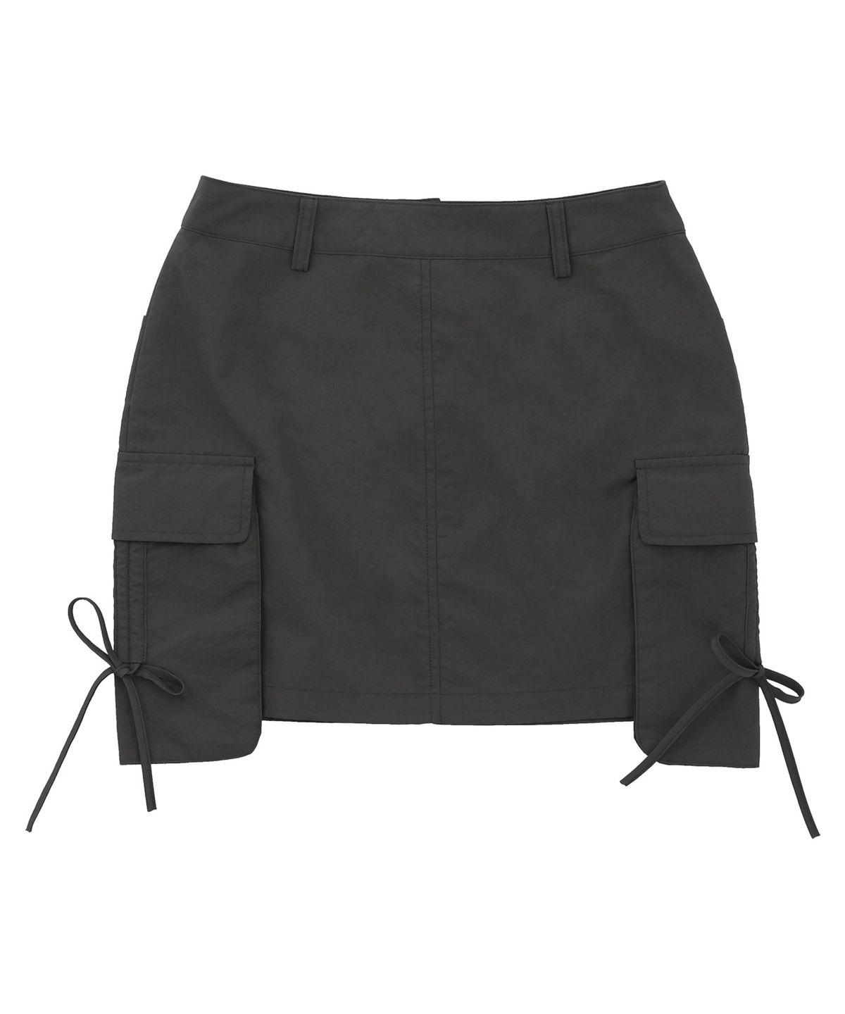 델리센트(DELICCENT) 스티치 포인트 스커트 [CHARCOAL]