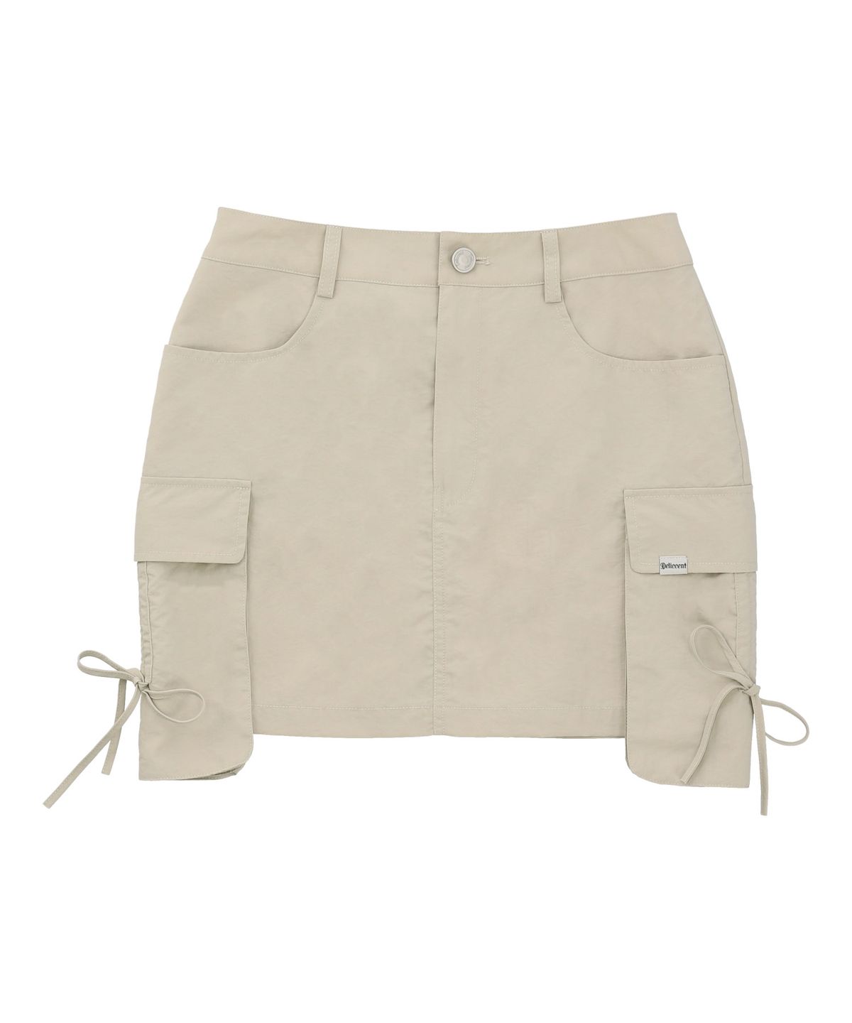 델리센트(DELICCENT) 스티치 포인트 스커트 [BEIGE]