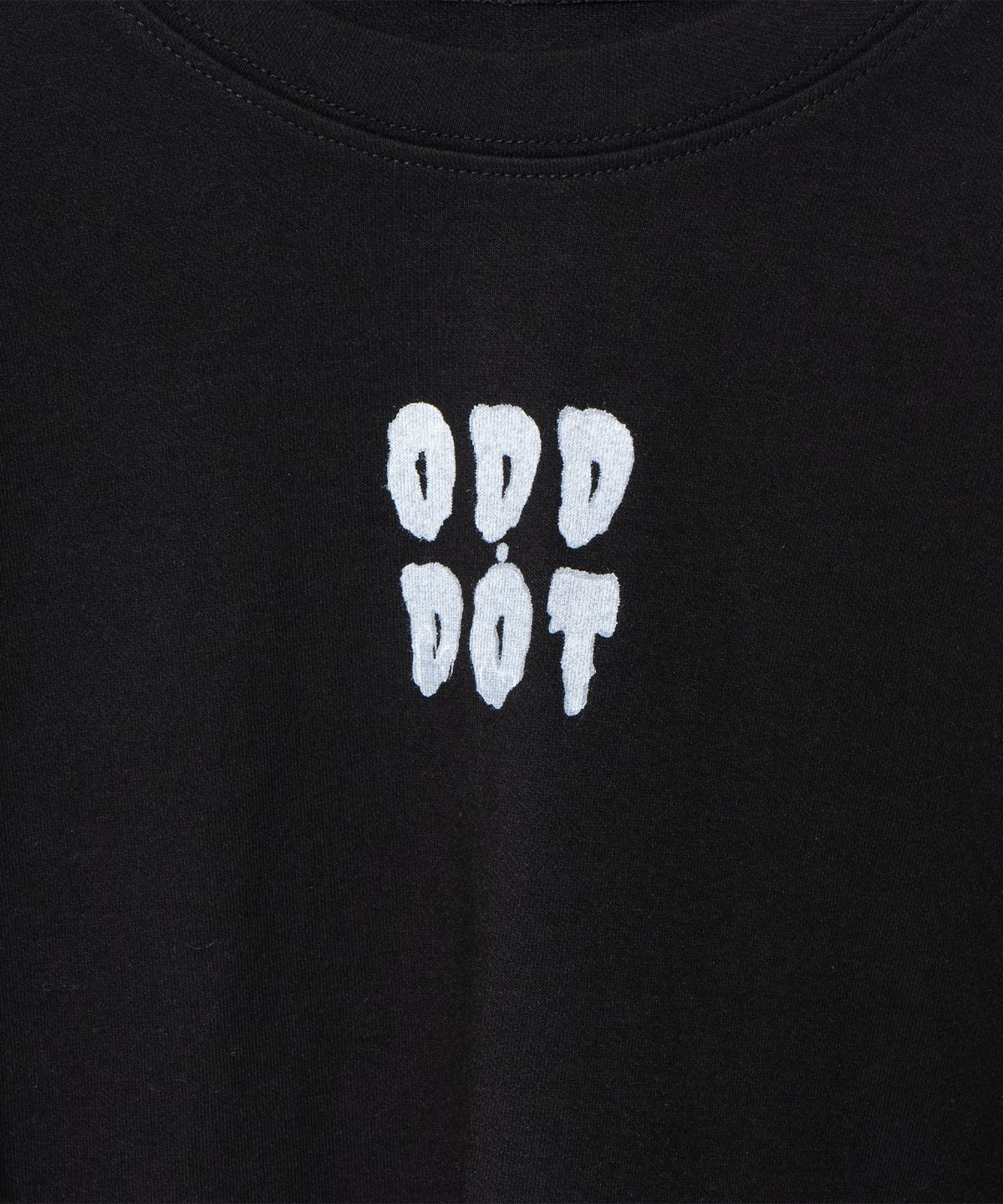 오드닷(ODD DOT) 오드 빅 로고 티셔츠_블랙