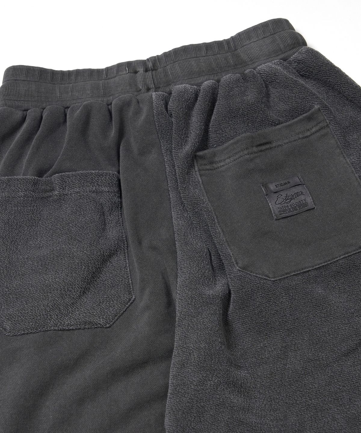스티그마(STIGMA) Docking Insideout Pigment Super Wide Jogger Pants Charcoal