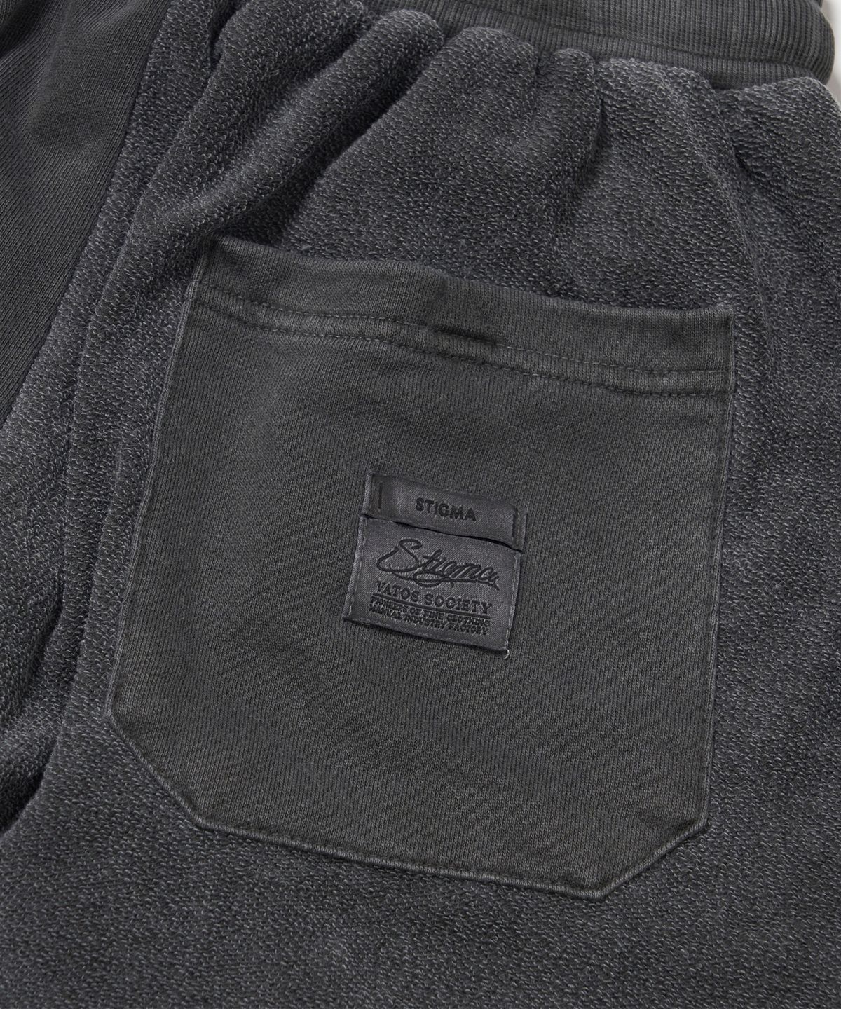 스티그마(STIGMA) Docking Insideout Pigment Super Wide Jogger Pants Charcoal
