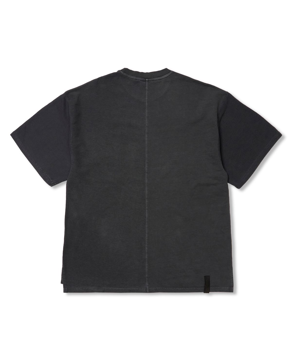스티그마(STIGMA) Docking Insideout Pigment Oversized Short Sleeves T-shirts Charcoal