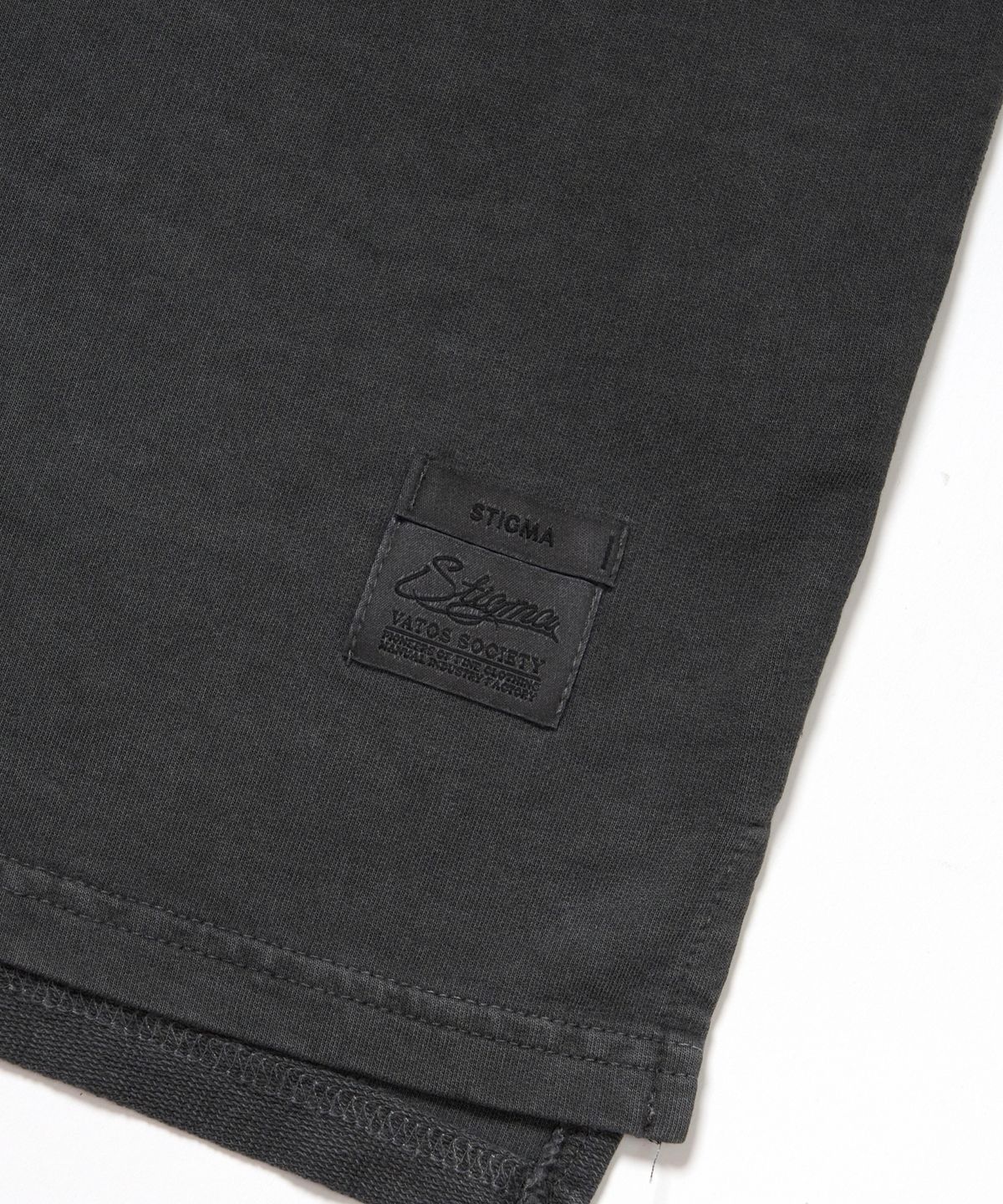 스티그마(STIGMA) Docking Insideout Pigment Oversized Short Sleeves T-shirts Charcoal