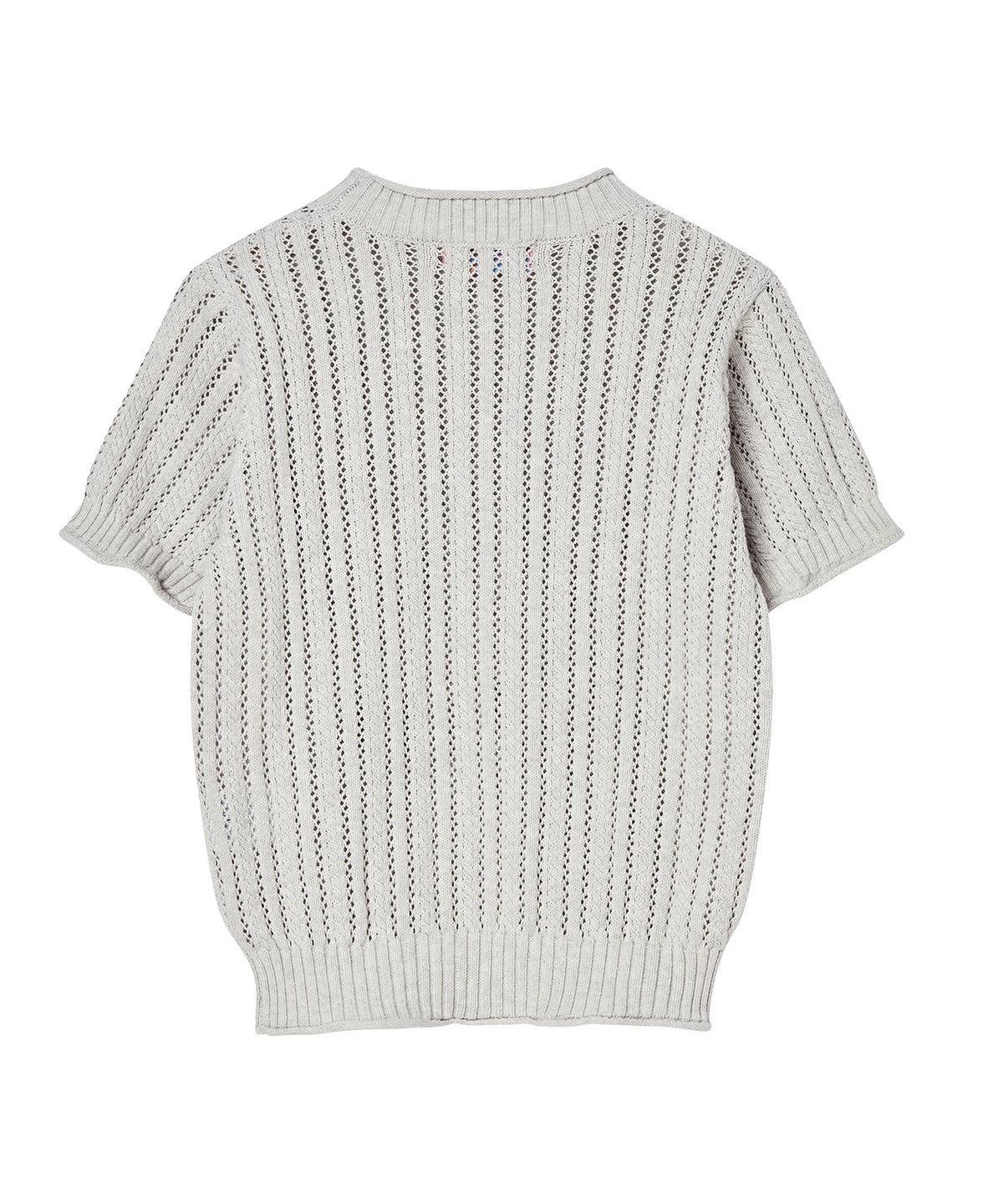 꼬모니노즈(COMONINOZ) W CROCHET HALF KNIT [4 COLOR]