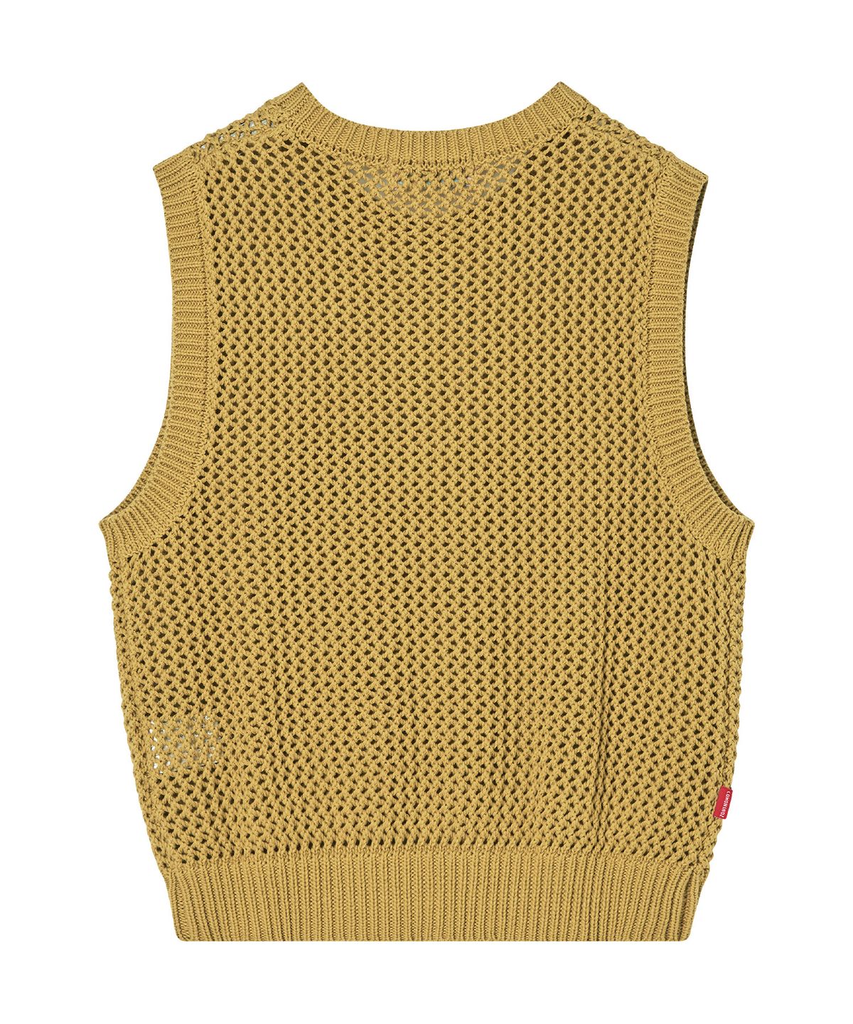 꼬모니노즈(COMONINOZ) PUNCHING KNIT VEST [2 COLOR]