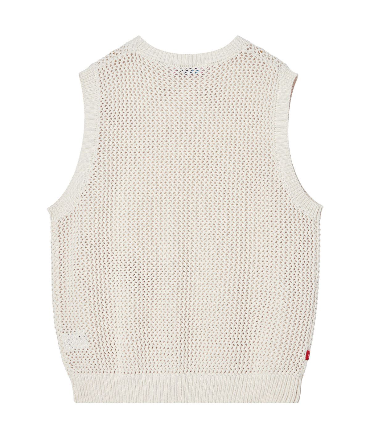 꼬모니노즈(COMONINOZ) PUNCHING KNIT VEST [2 COLOR]