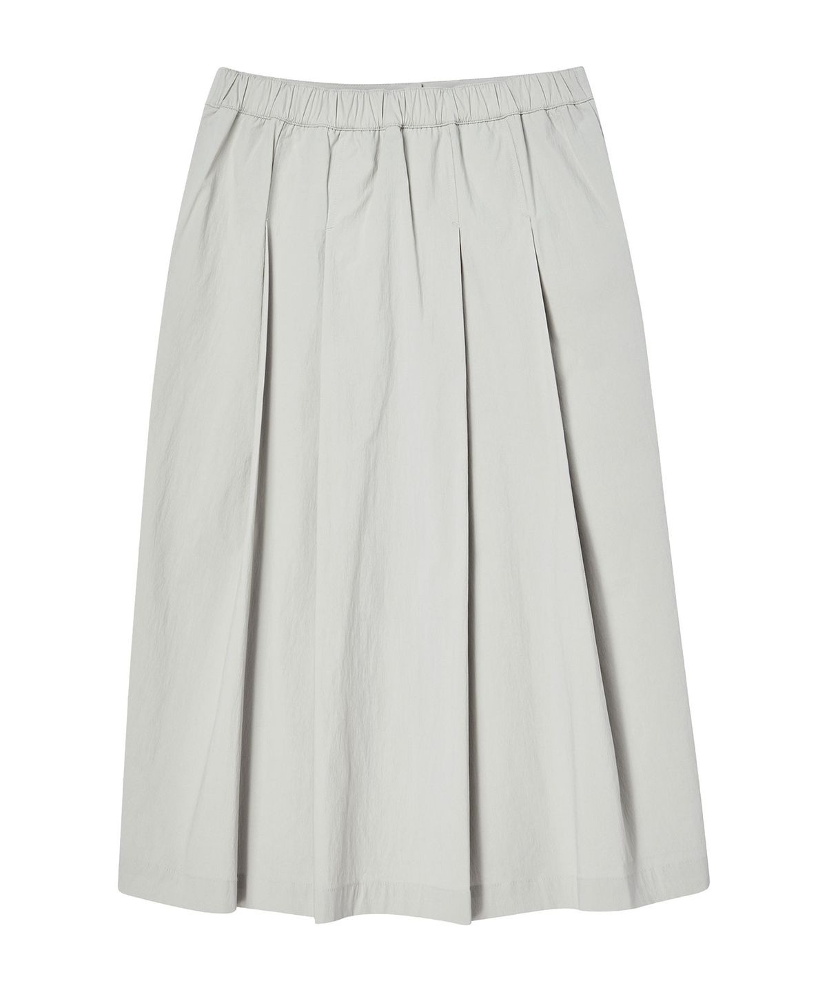 꼬모니노즈(COMONINOZ) W BUTTON PLEATS SKIRT [2 COLOR]