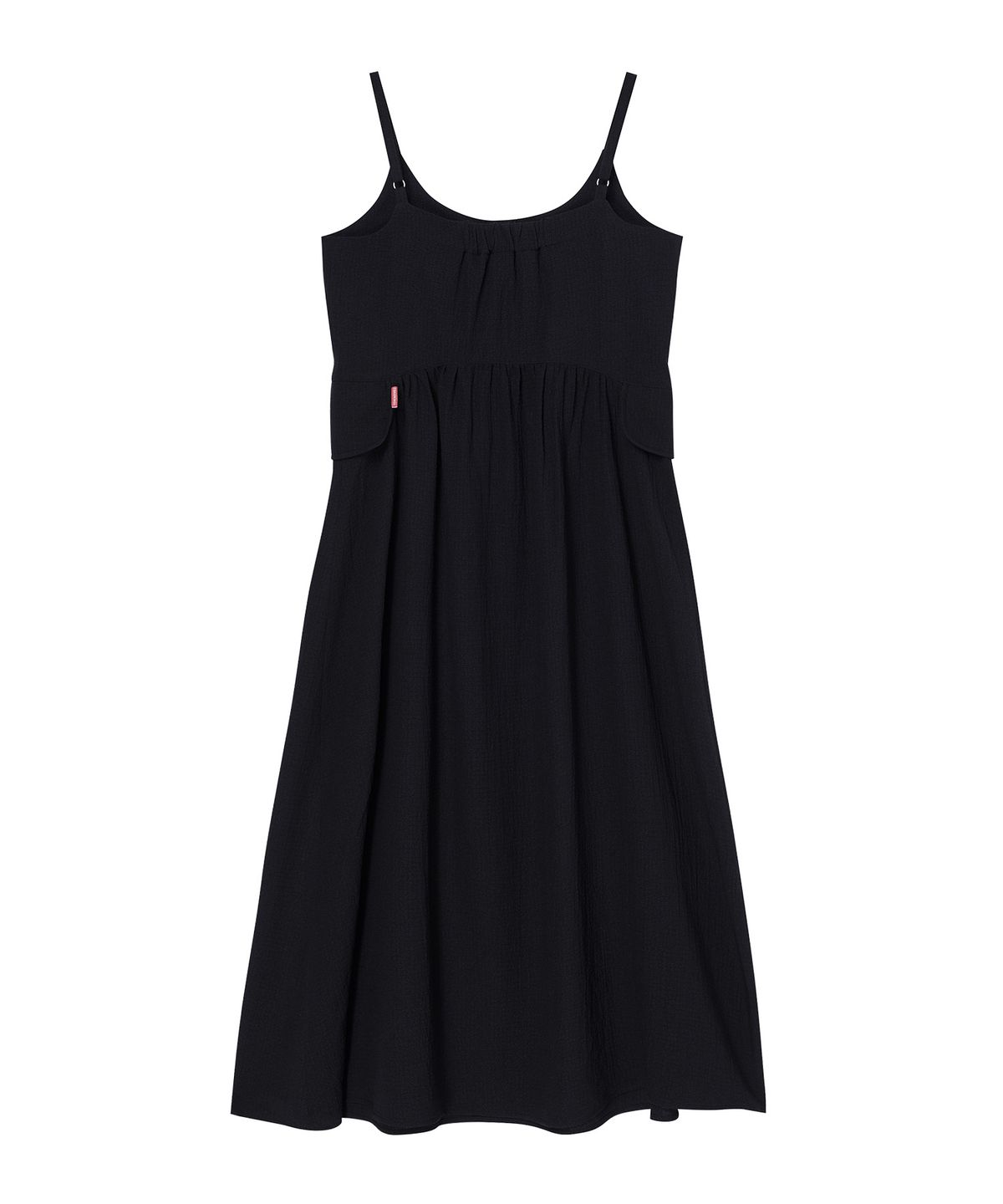 꼬모니노즈(COMONINOZ) W SHIRRING SLEEVELESS ONEPIECE [2 COLOR]