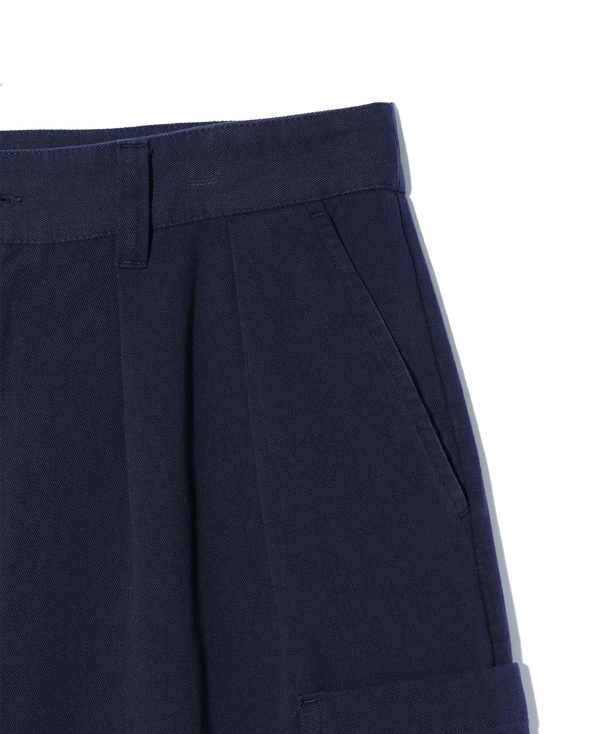 사운즈라이프(SOUNDSLIFE) Two Tuck Pocket Chino Shorts Navy