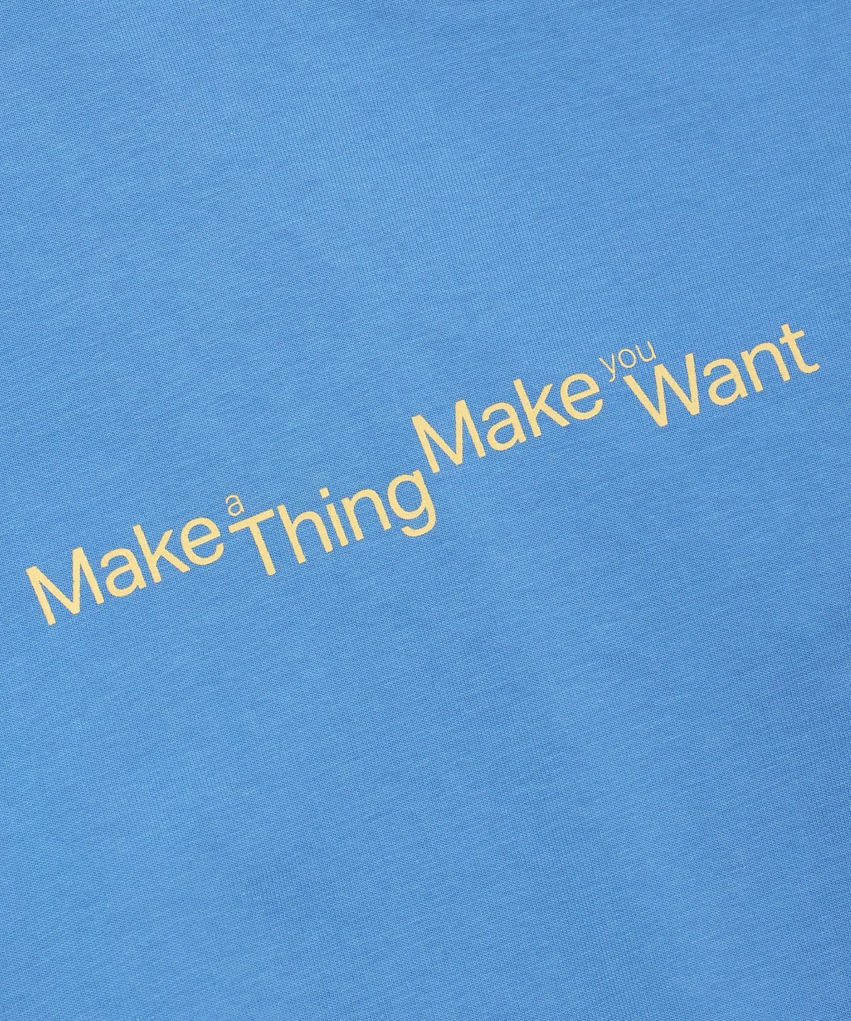 사운즈라이프(SOUNDSLIFE) MTMW Lettering T-Shirts Sky Blue