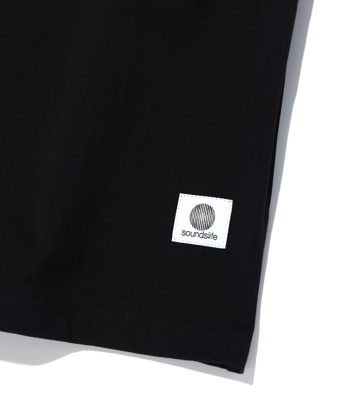 사운즈라이프(SOUNDSLIFE) Museum lettering T-Shirts Black