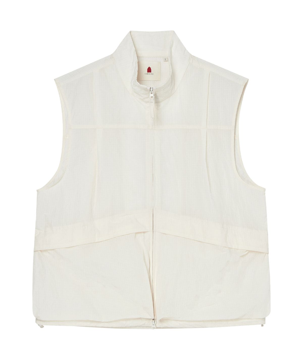 꼬모니노즈(COMONINOZ) ZIP-UP VEST [2 COLOR]
