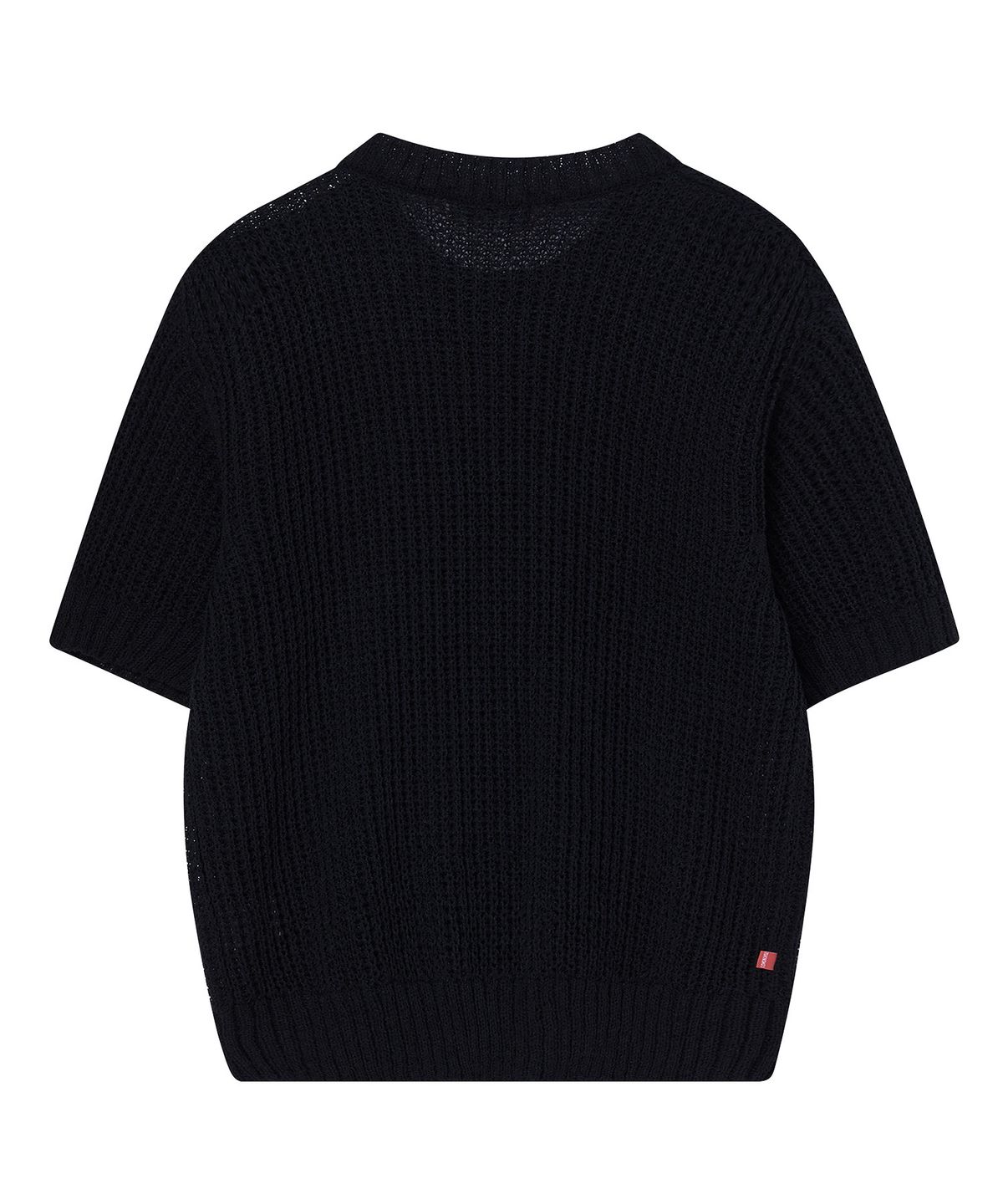 꼬모니노즈(COMONINOZ) ROUND HALF SLEEVE KNIT [4 COLOR]