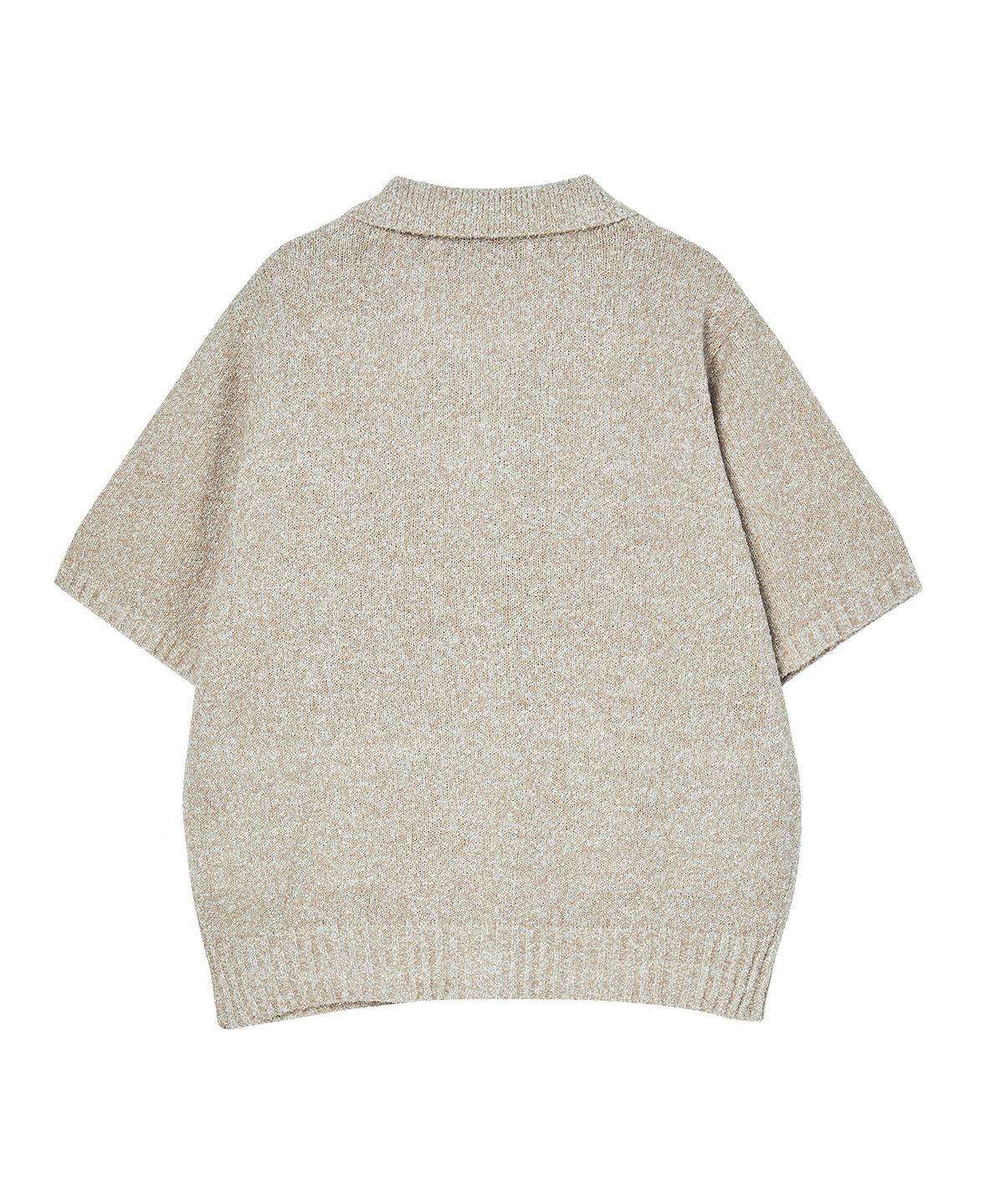 꼬모니노즈(COMONINOZ) TWO TONE HALF SLEEVE CARDIGAN [3 COLOR]