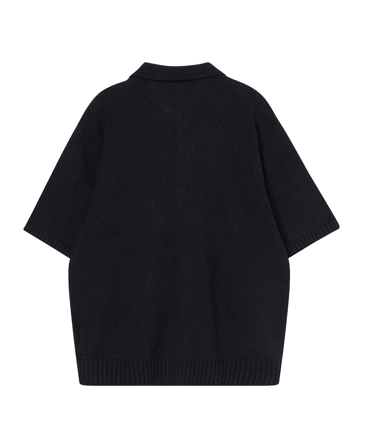 꼬모니노즈(COMONINOZ) TWO TONE HALF SLEEVE CARDIGAN [3 COLOR]
