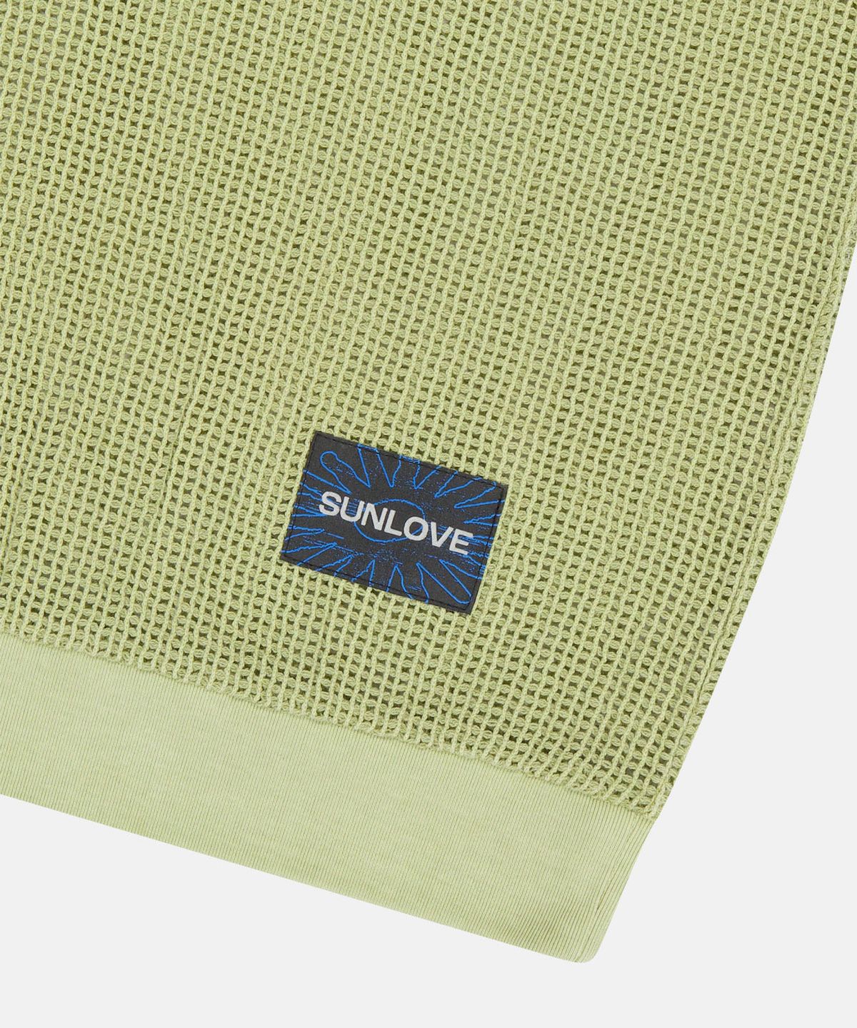 썬러브투어(SUNLOVETOUR) Overdyed Mesh Tee Green
