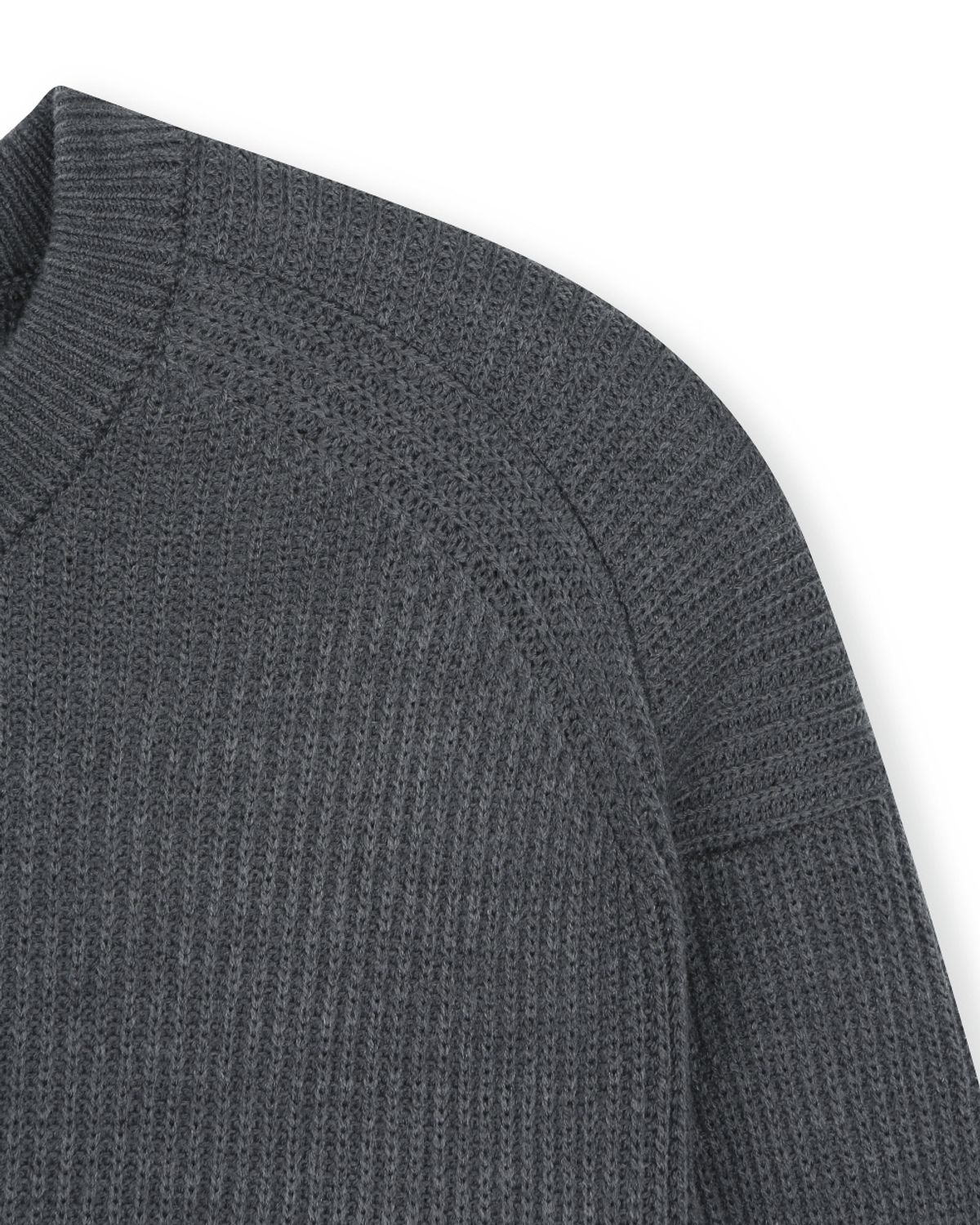 비슬로우(BESLOW) [비슬로우X데릭]CREW NECK SHORT CARDIGAN CHARCOAL