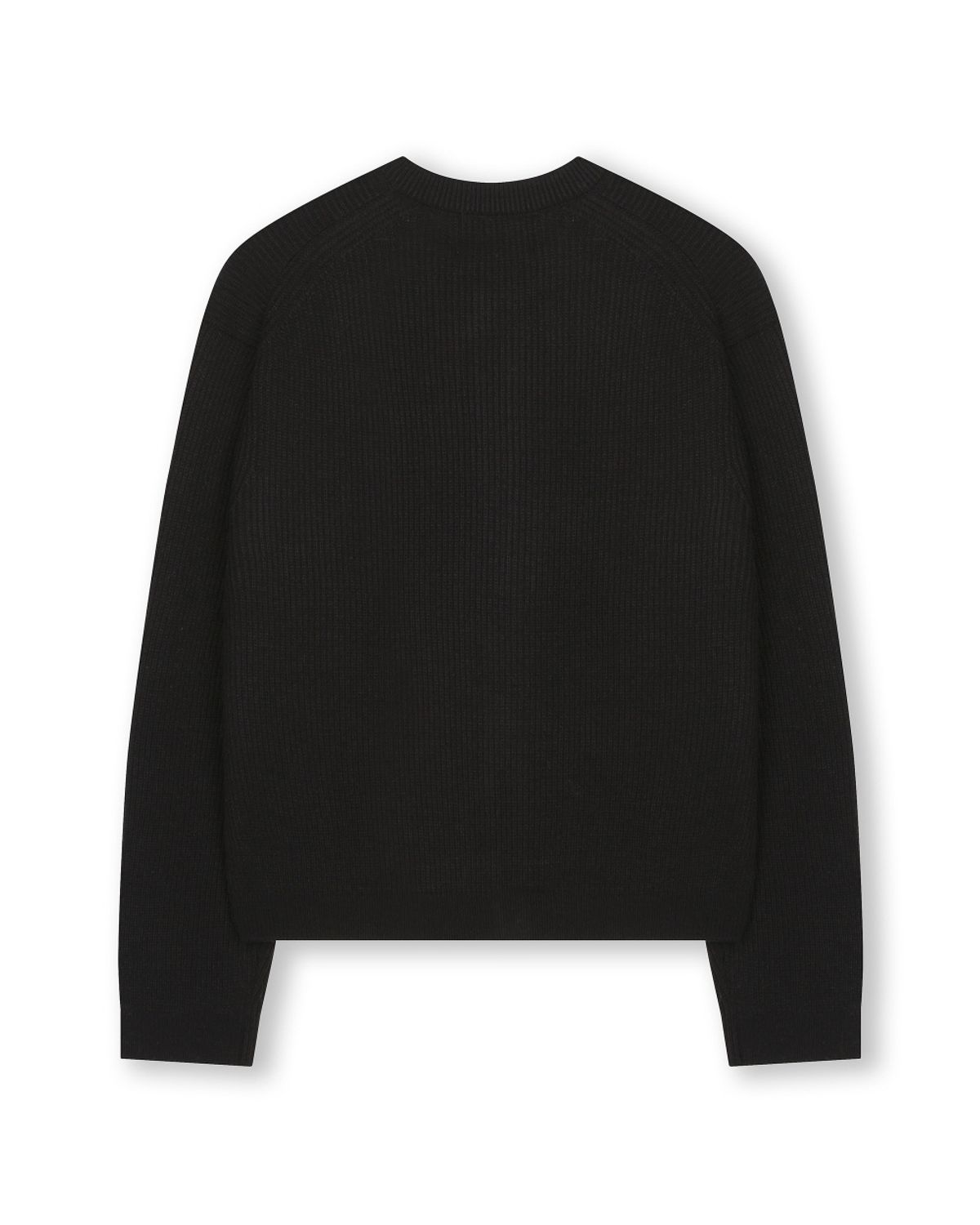 비슬로우(BESLOW) [비슬로우X데릭]CREW NECK SHORT CARDIGAN BLACK