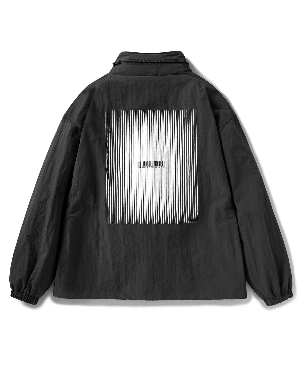 미니멀프로젝트(MINIMALPROJECT) 바코드 우븐 코치 자켓 MJK117 [Black]